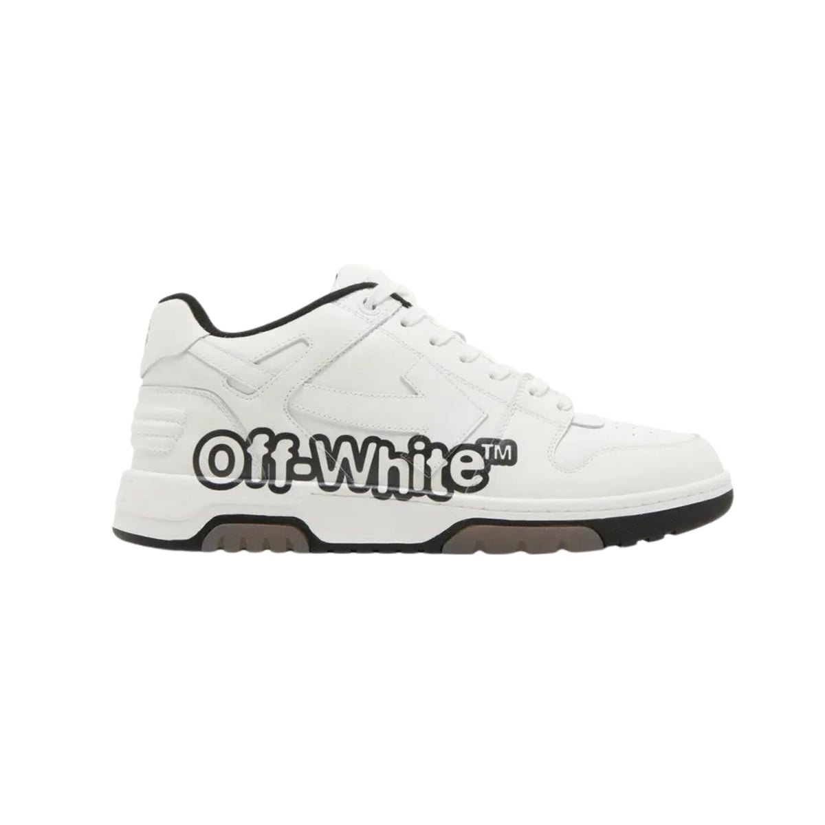 OFF-WHITE Out of Office Low 'Logo Print - White Black'