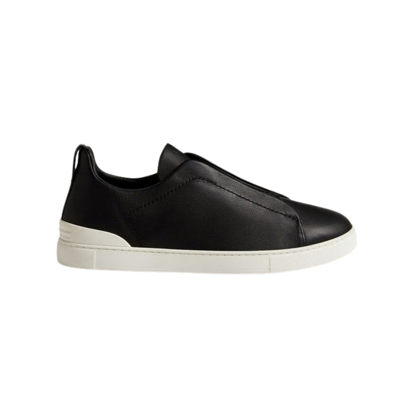 Zegna Black Triple Stitch™ SECONDSKIN Sneakers