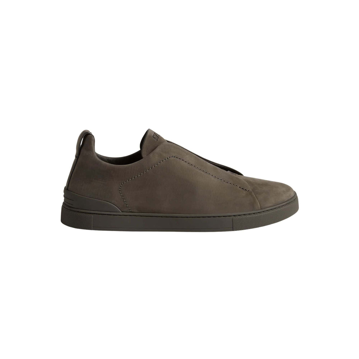 Zegna Dark Taupe Triple Stitch™ SECONDSKIN Sneakers