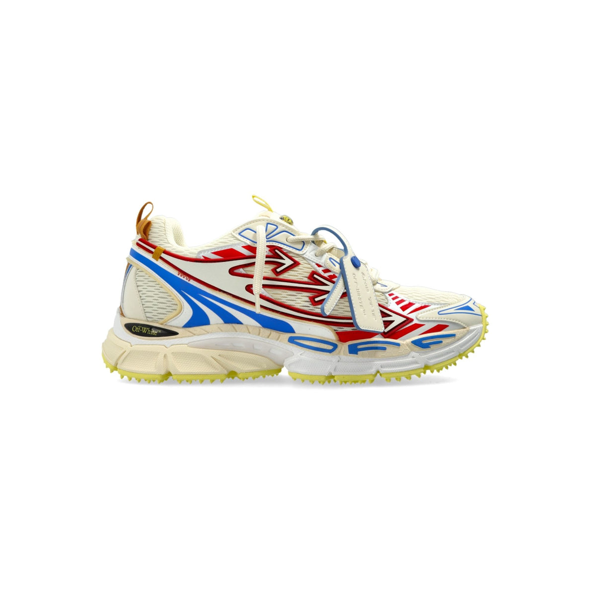 Off-White Be Right Back Suede Sneakers CREAM