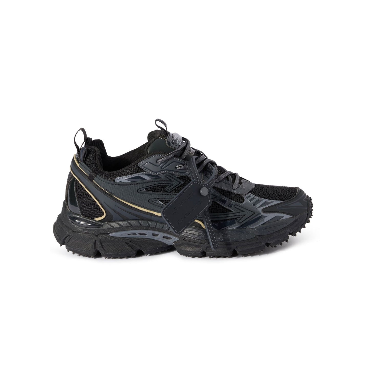 Off-White Be Right Back Suede Sneakers BLACK/BLACK