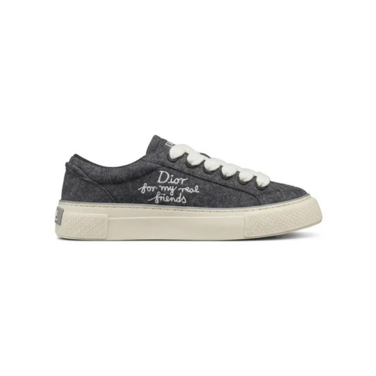 Dior B33 Low 'Dior For My Real Friends' Dark Grey Suede