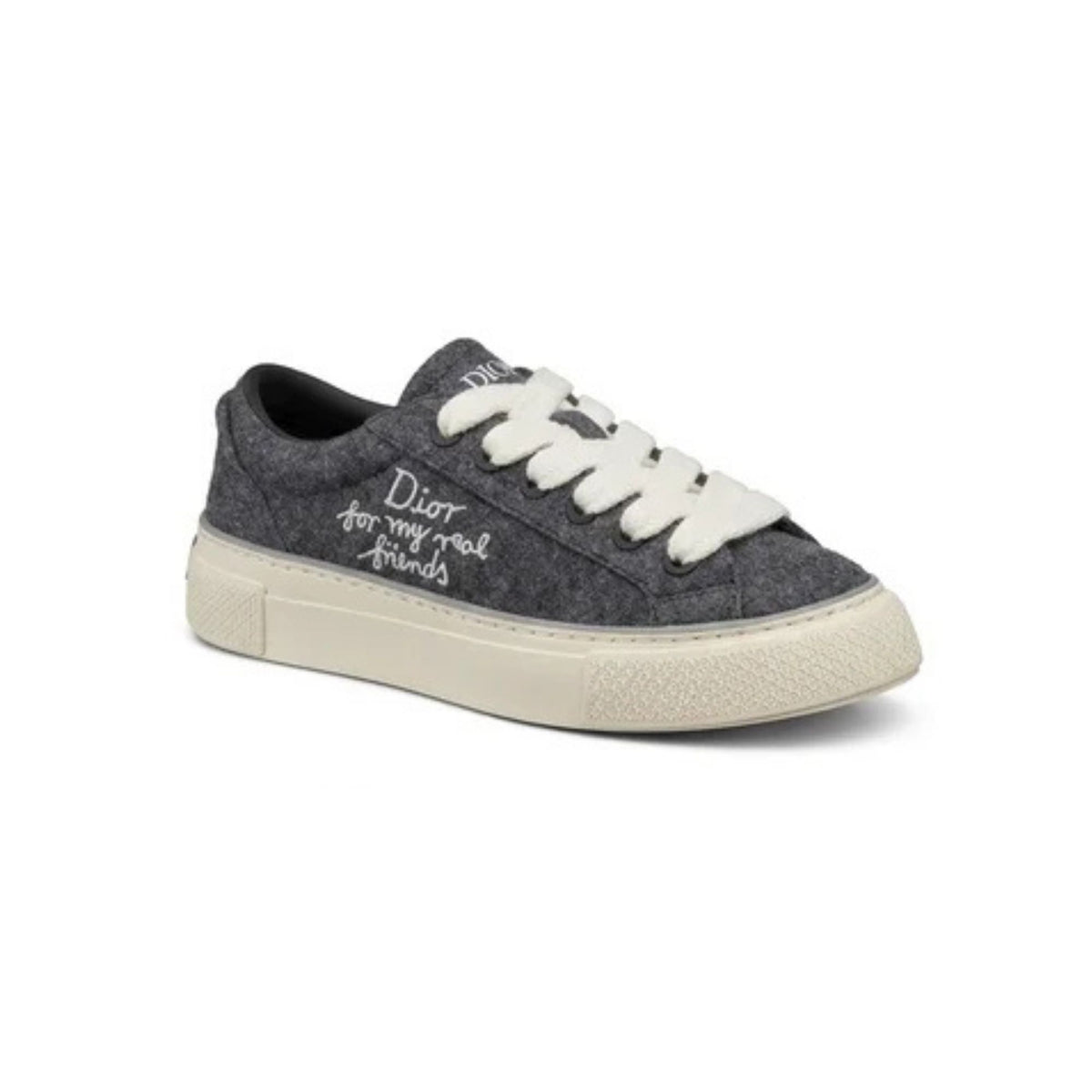 Dior B33 Low 'Dior For My Real Friends' Dark Grey Suede