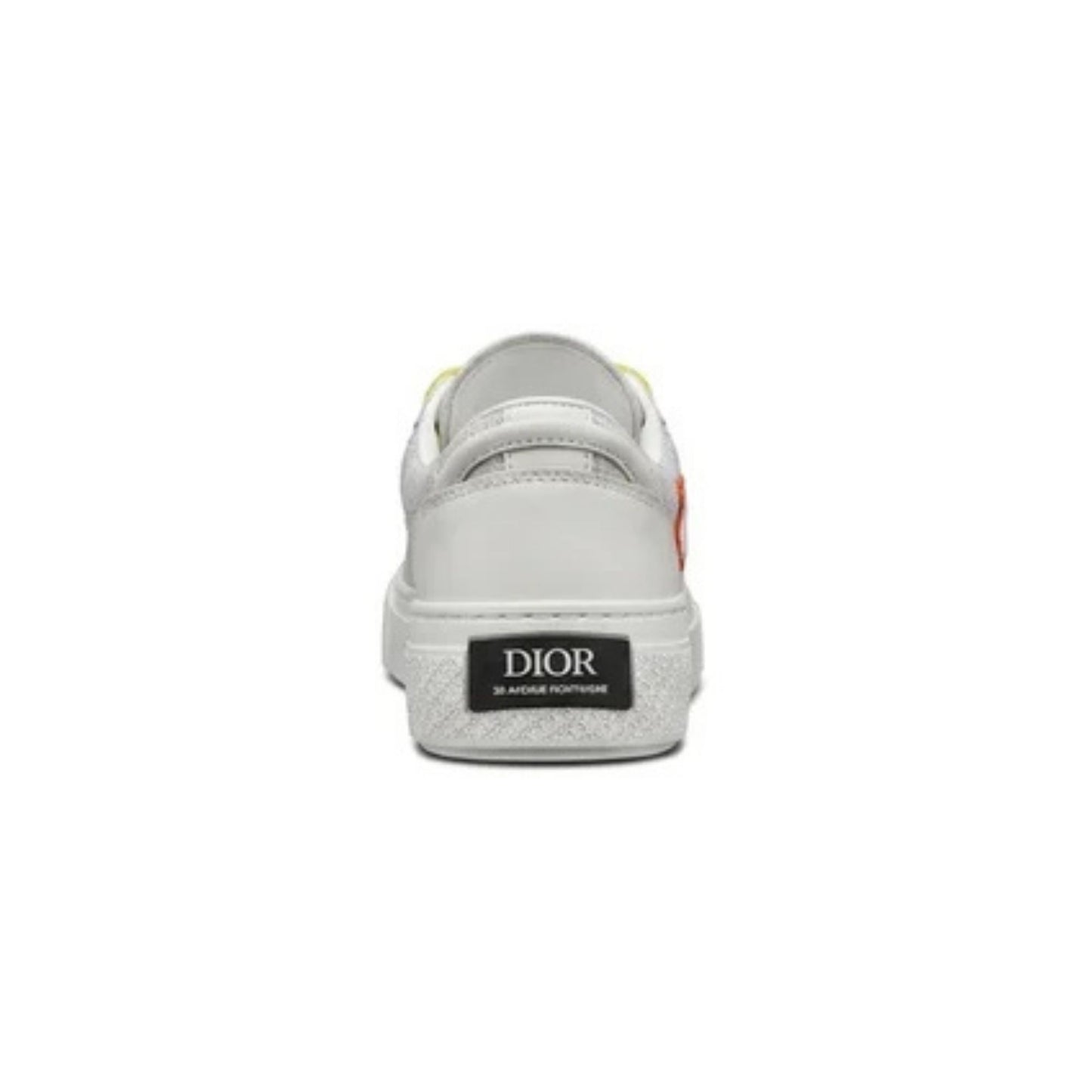 Dior B33 Low White Suede Yellow Laces