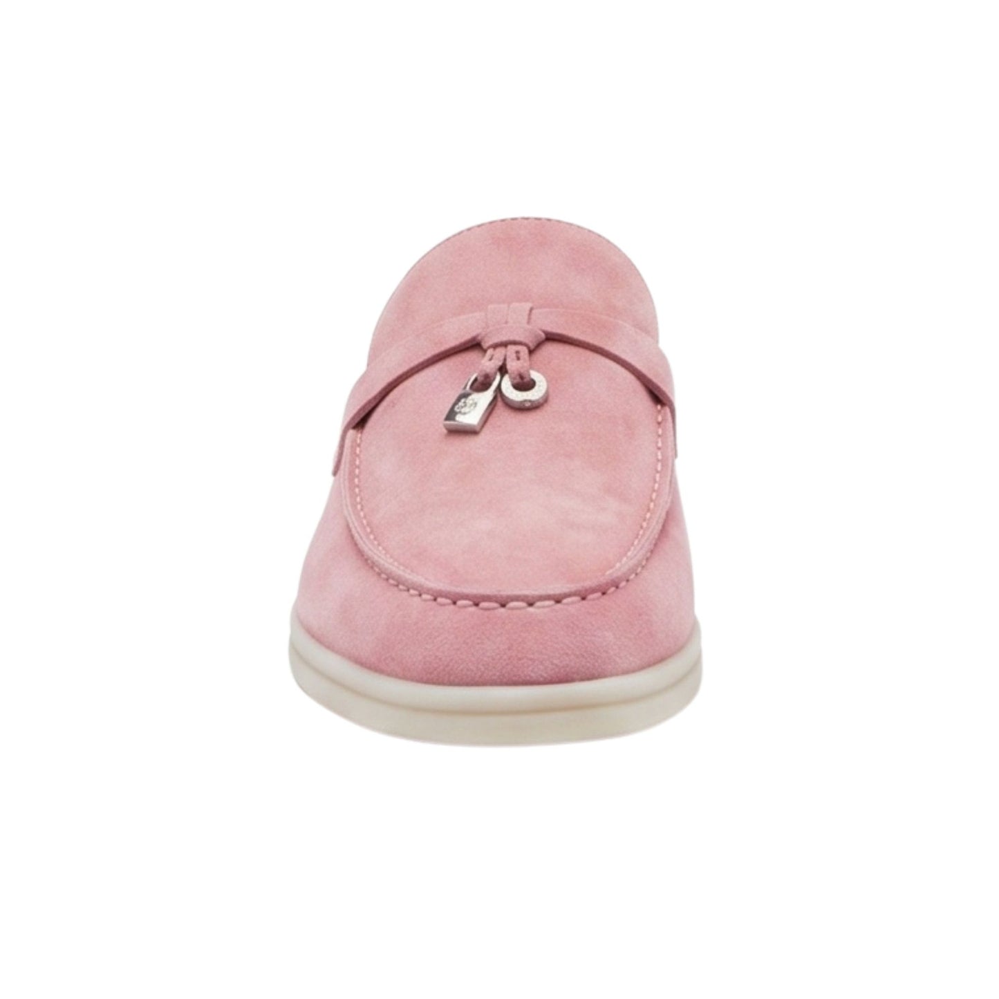 Loro Piana Charms Walk Babouche Loafer Suede Halite