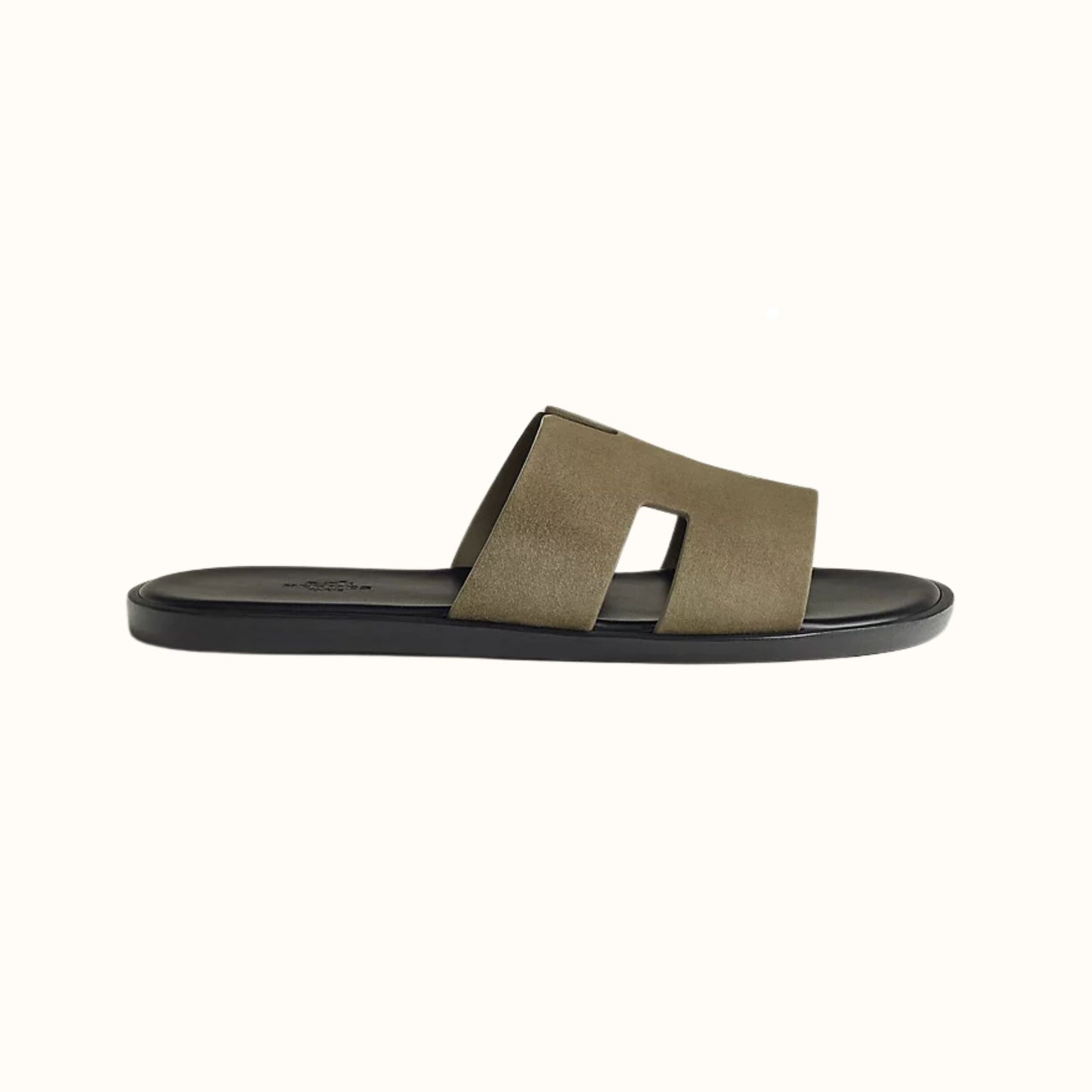 Hermes Izmir Sandal Vert Toundra