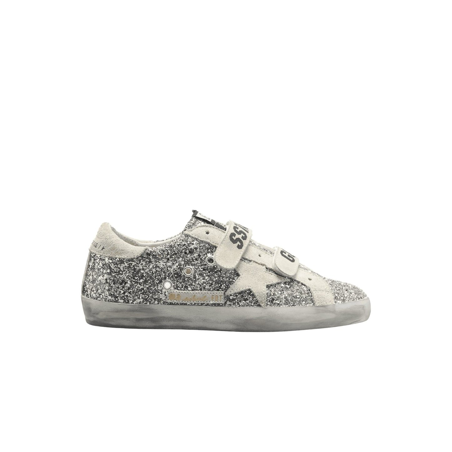 Golden Goose Old School Silver Glitter