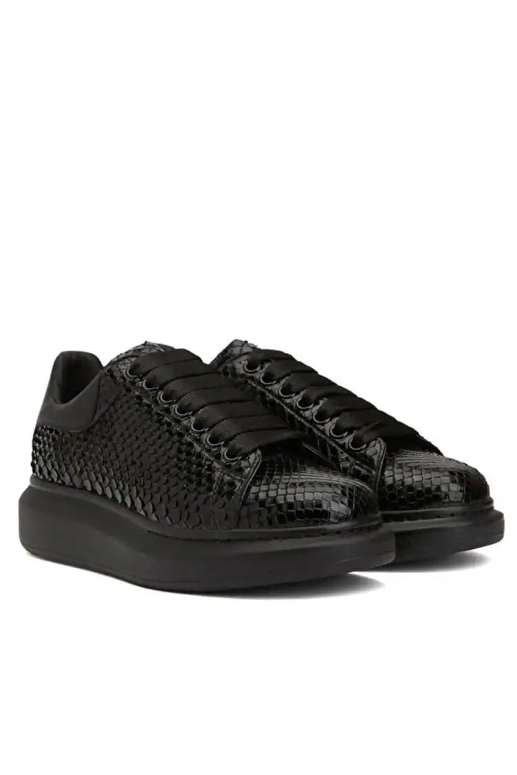 Alexander McQueen Oversized Sneaker Python