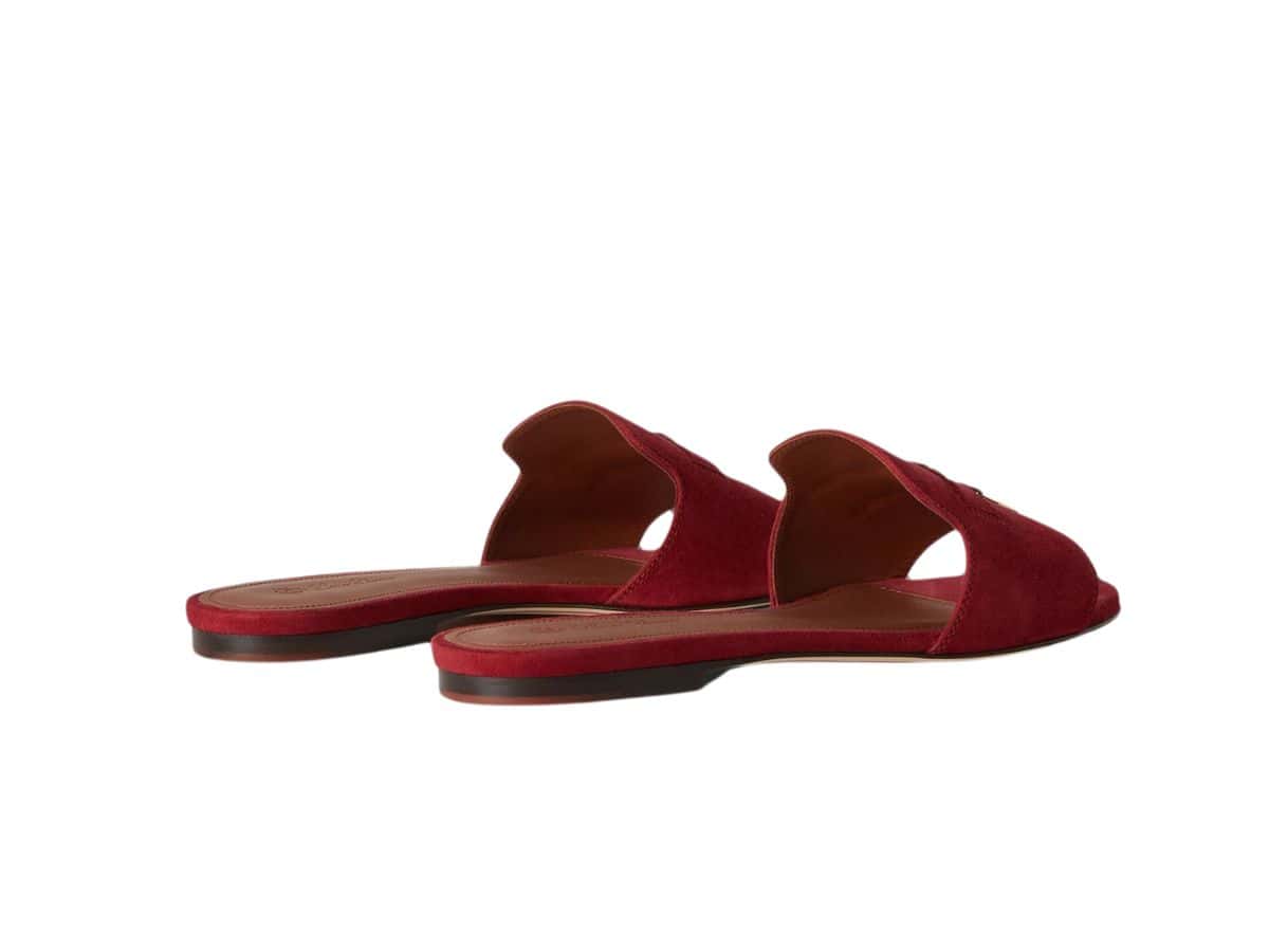 Loro Piana Summer Charms Sandal Suede Goatskin Camu Fruit