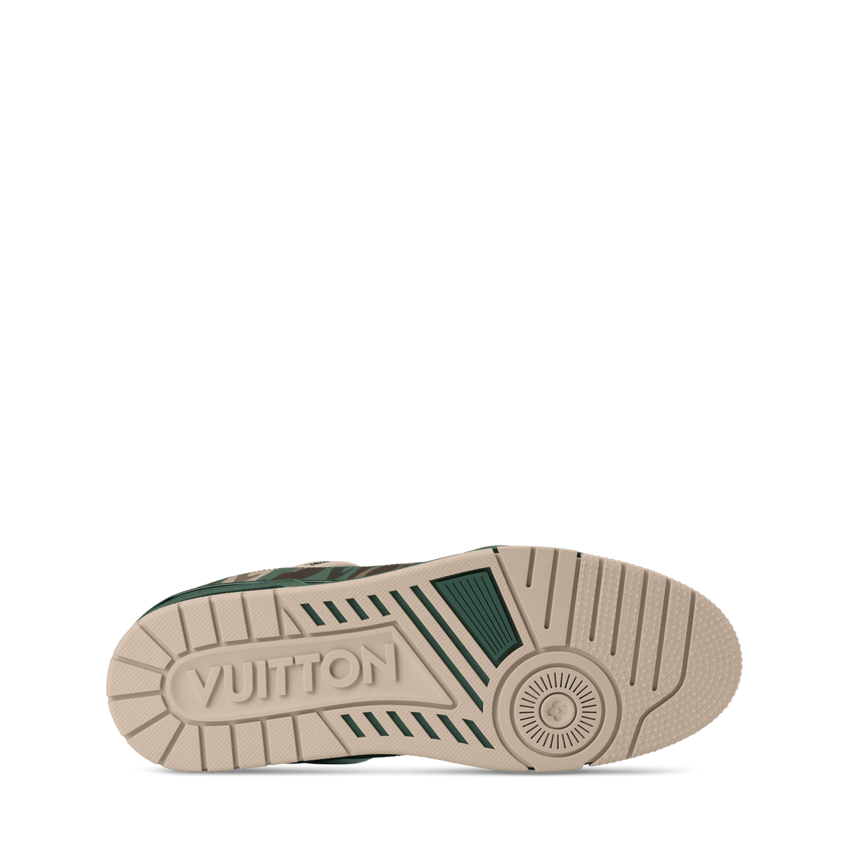 LV Trainer Sneaker Green Camo