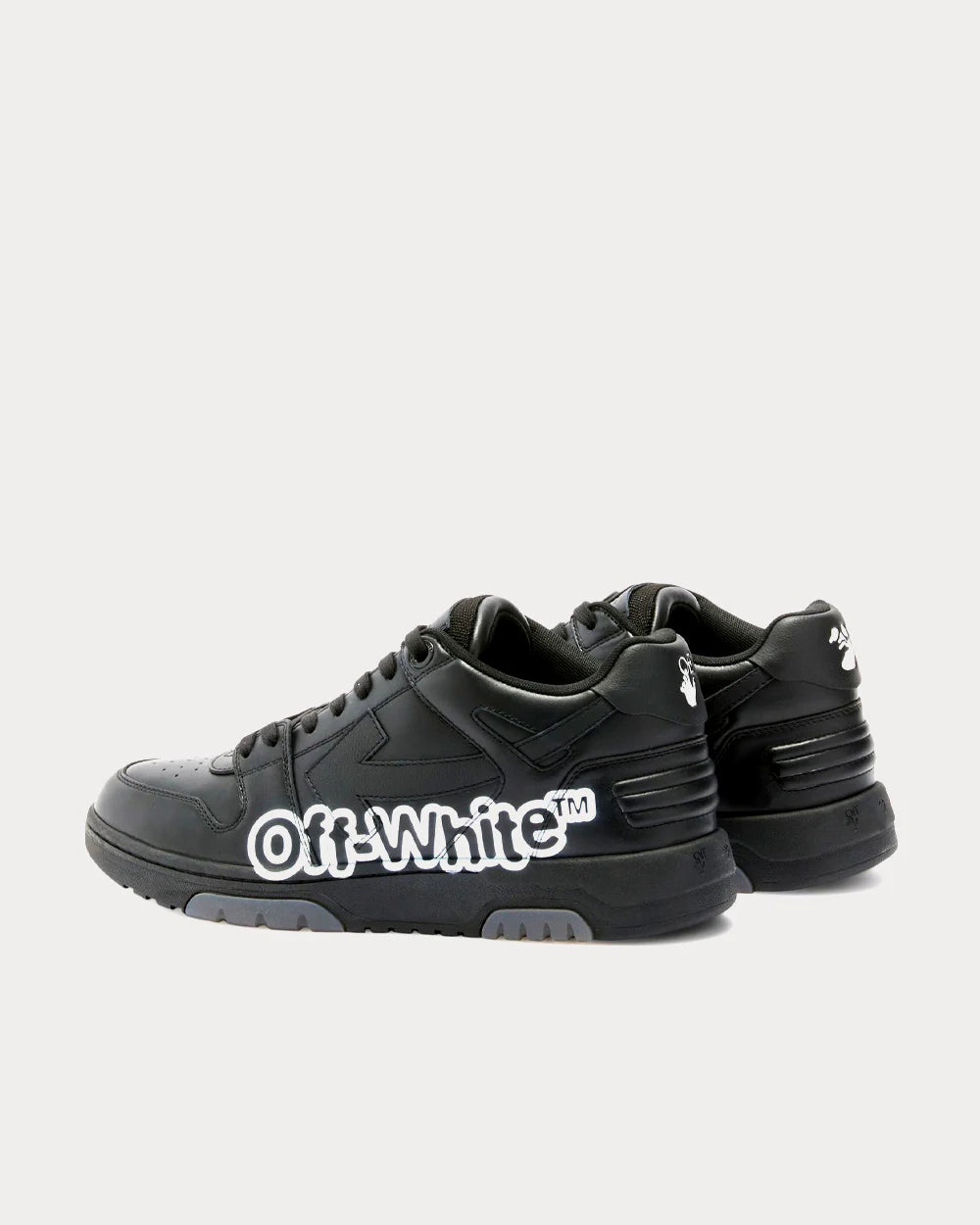 OFF-WHITE Out of Office Low 'Logo Print - Black'