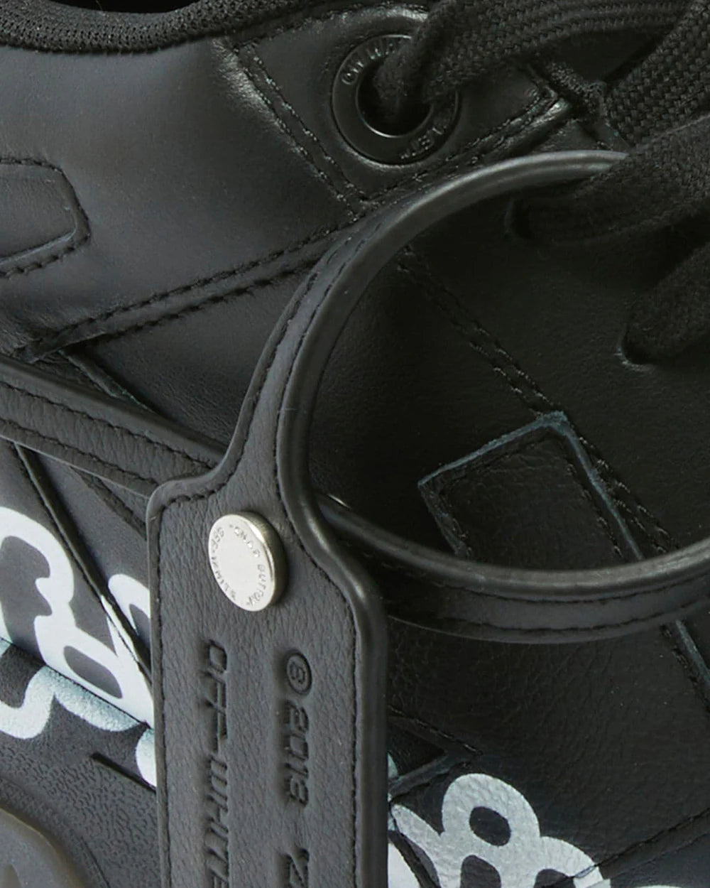 OFF-WHITE Out of Office Low 'Logo Print - Black'