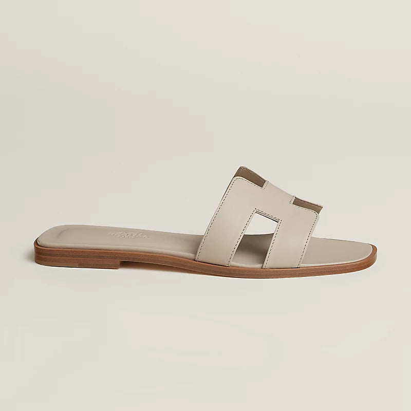 Hermes Oran Sandal Beige Nomade Calfskin Leather