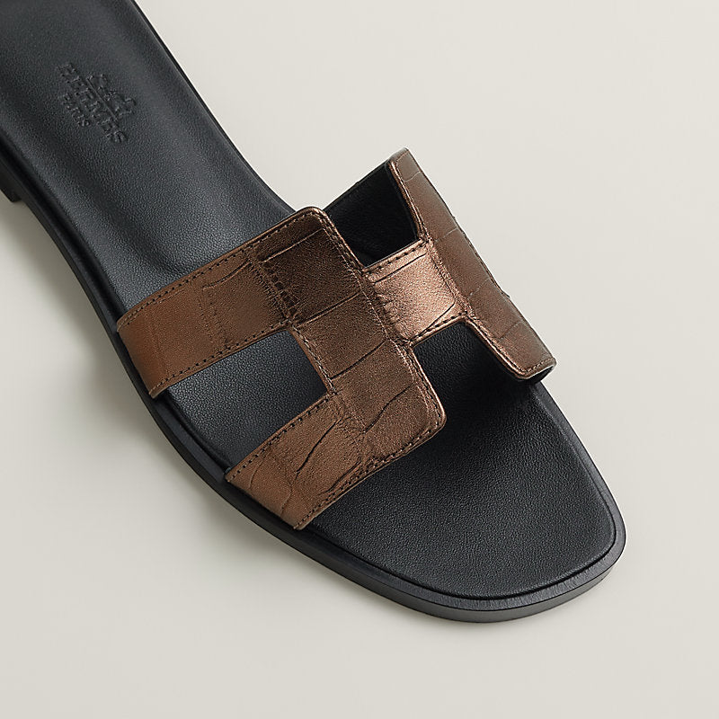 Hermes Oran Sandal Doré Antique