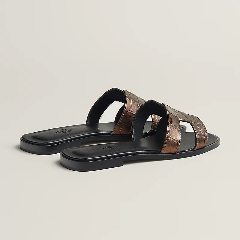 Hermes Oran Sandal Doré Antique
