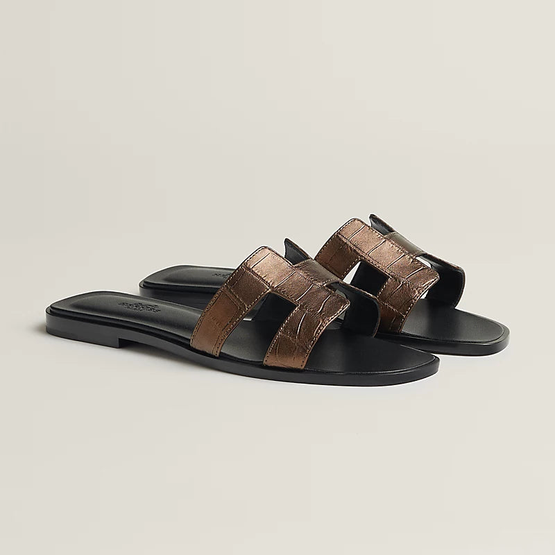 Hermes Oran Sandal Doré Antique