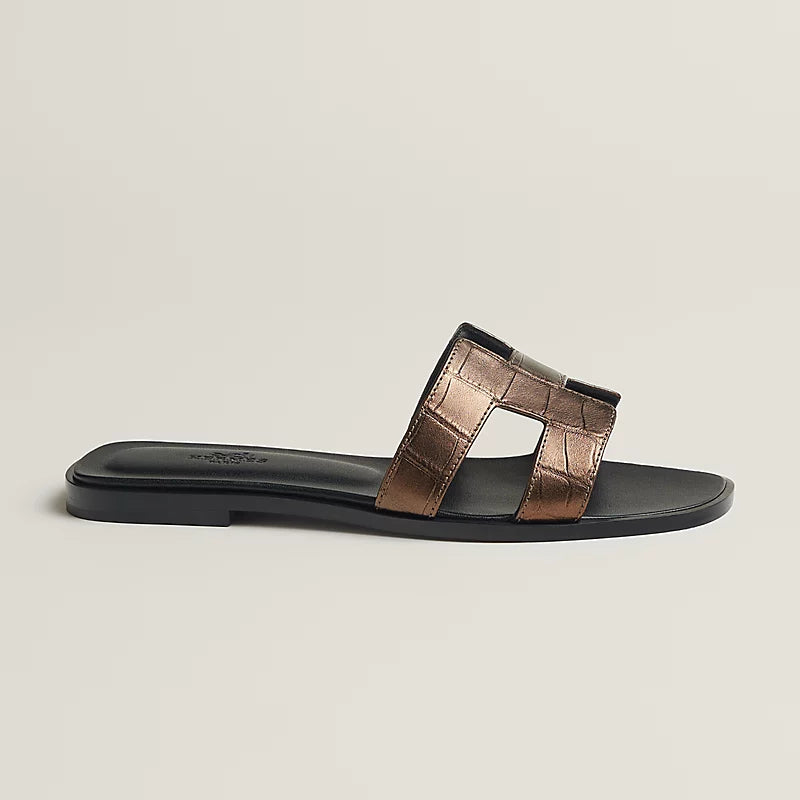 Hermes Oran Sandal Doré Antique