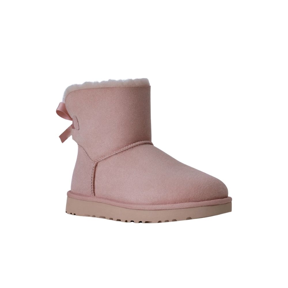 UGG Mini Bailey Bow Boots Beige Blush