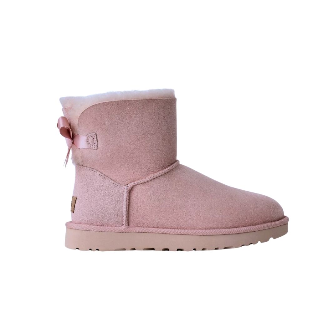 UGG Mini Bailey Bow Boots Beige Blush
