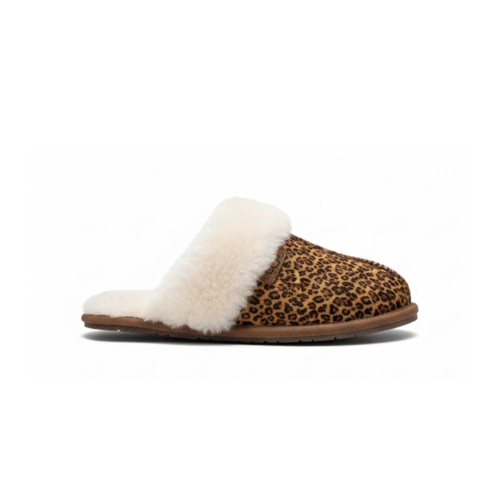 UGG Scuffette II Snow Leopard Slipper
