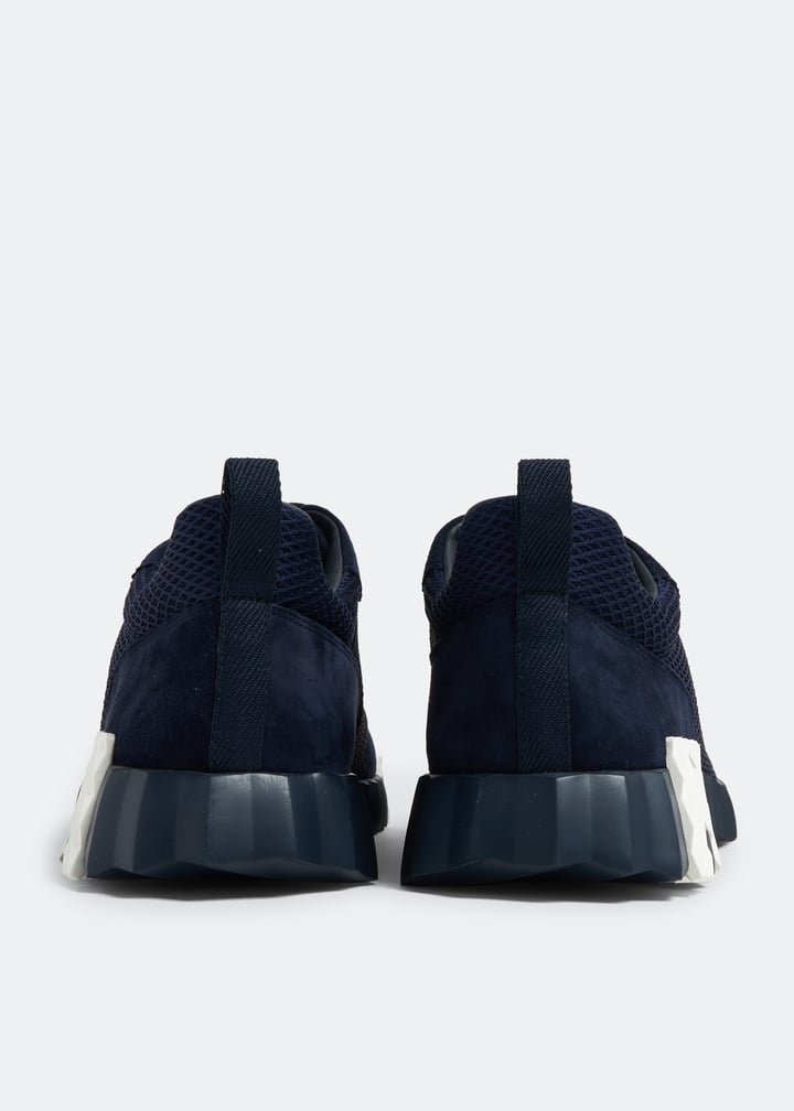 Hermès Pre-Loved  Bouncing Sneakers Navy